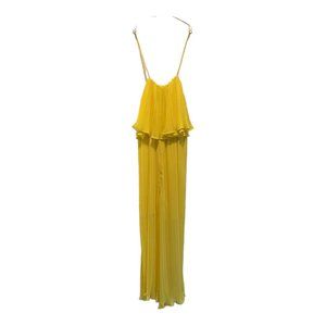 Zara Women's Canary Yellow, Pleated Romper, NWT, Size M